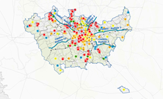 WebApp: Progetti finanziati PNRR per tipologia (PNRR, PINQUA, Bando periferie)