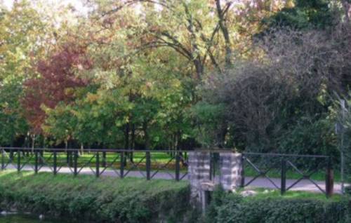 Il Parco Est Cave all'altezza del canale Martesana