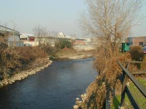 Fiume Lambro in ambiente compromesso