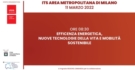 1 - ITS Efficenza Energetica, Nuove Tecnologie della vita e mobilità sostenibile