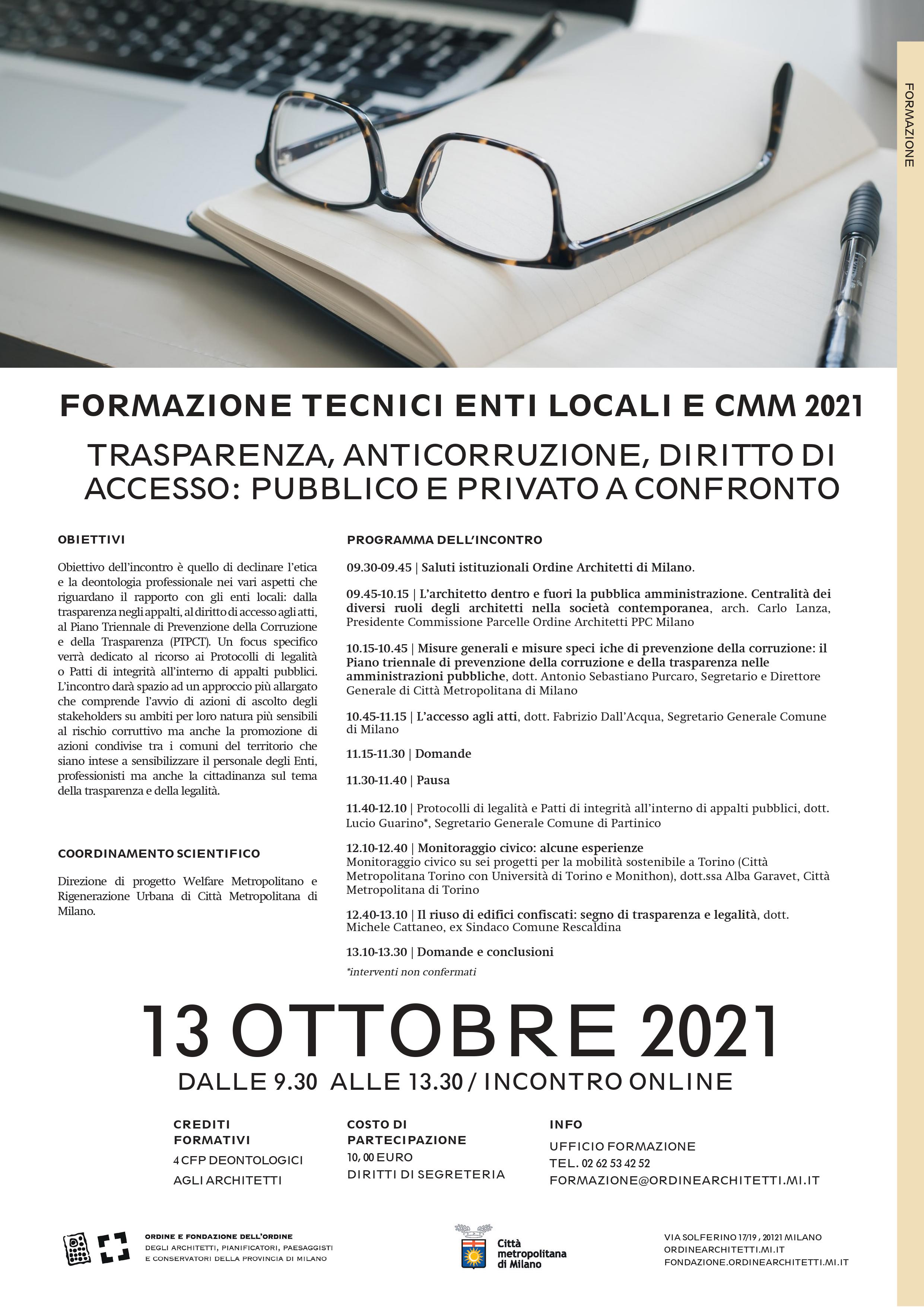 Locandina formazione tecnici_13 ottobre