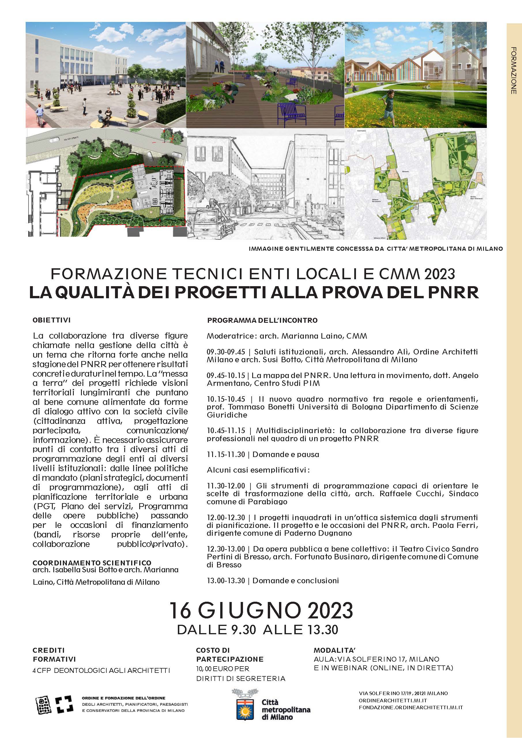 Programma del corso del 16 giugno 2023